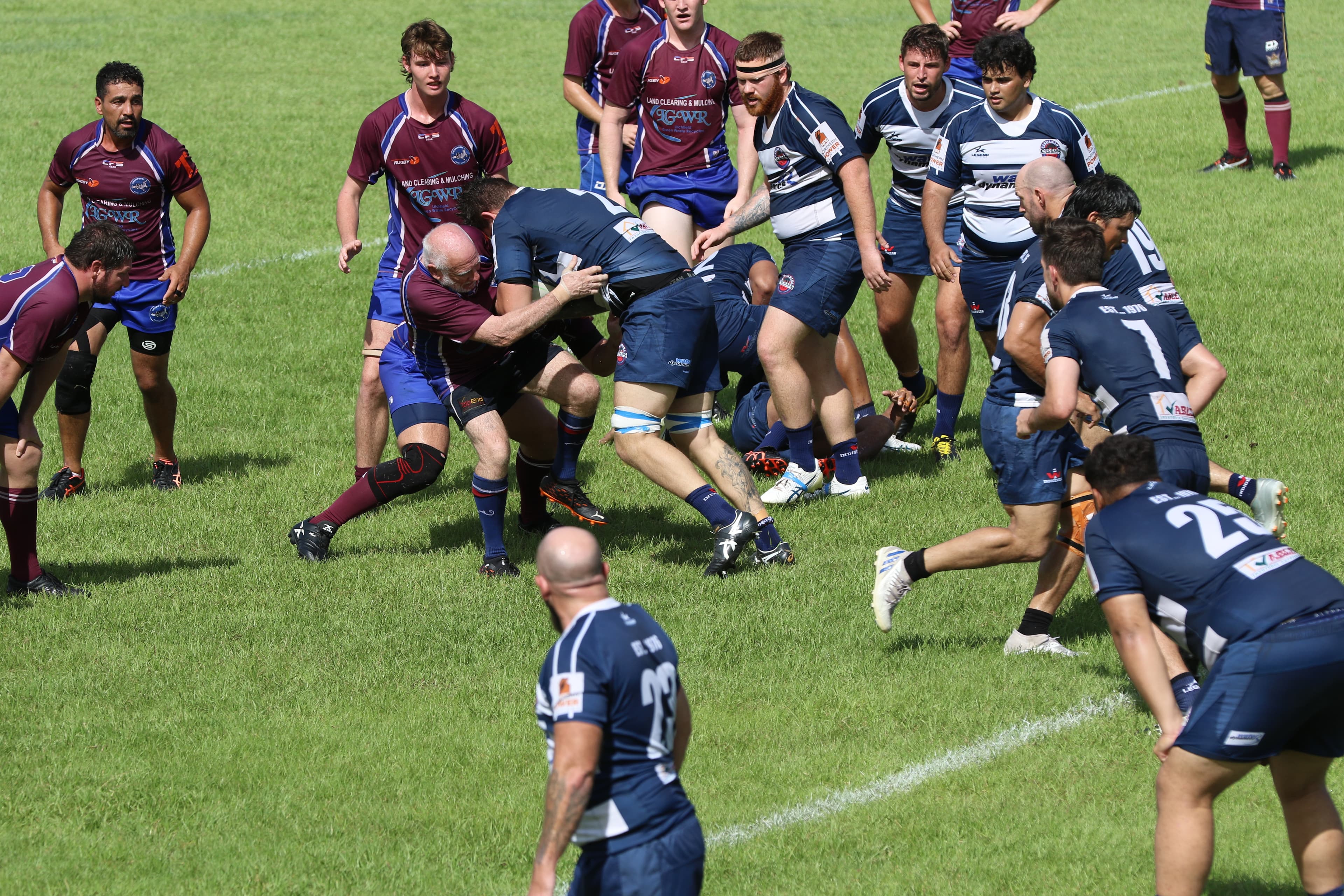 Dennis Bree Tackle - NT Rugby