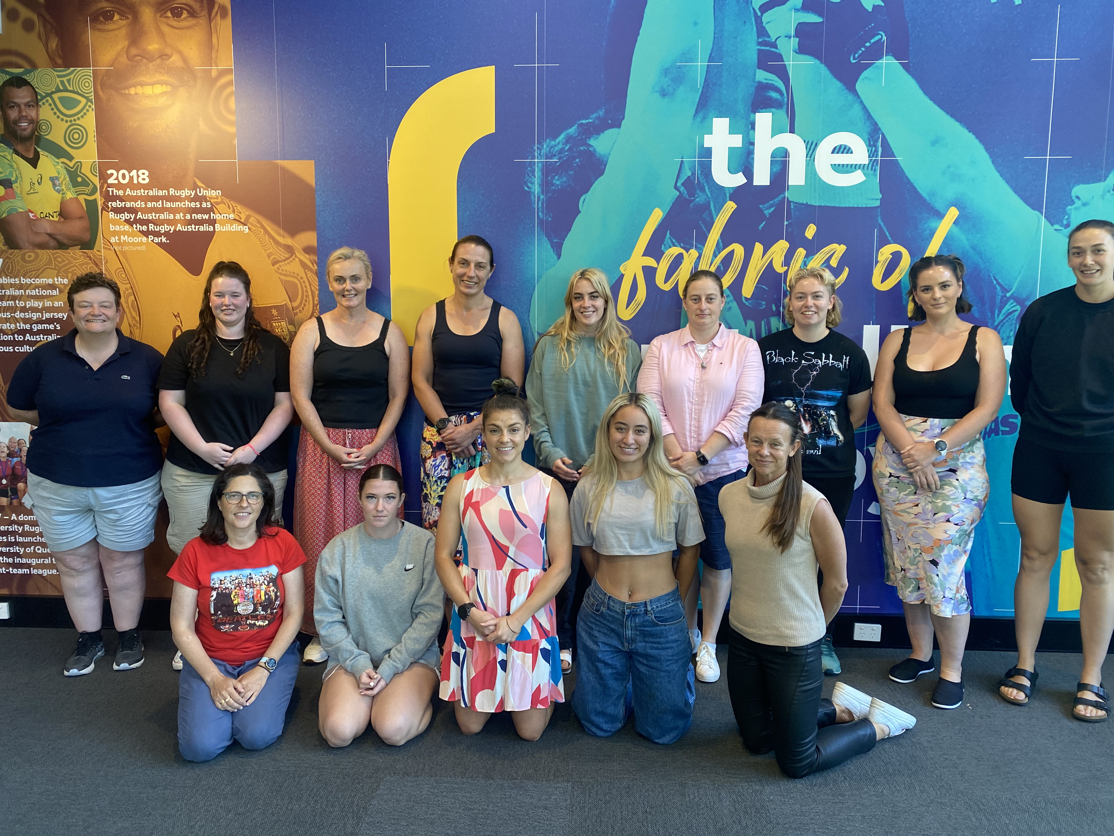 Rugby Australia Female Match Official Leadership Program participants for 2023. Photo Supplied